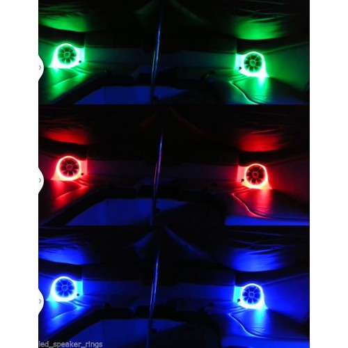 Wet Sounds LED KIT 808 RGB Boat LED Rings 8" Coaxial Speakers Red,Green,Blue 