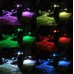 MULTI COLOR CHANGING LED ROCK LIGHTS RGB - 4 POD
